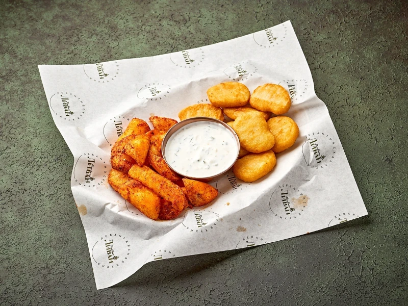 Нагетсы с картошкой фри