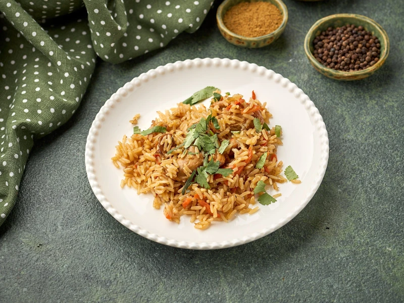 Плов восточный с курицей