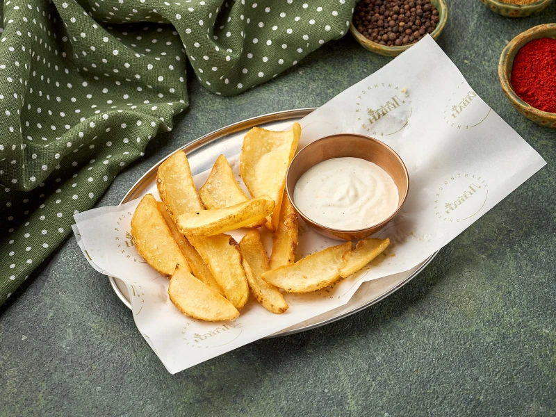 Картофельные диперы с соусом ранч