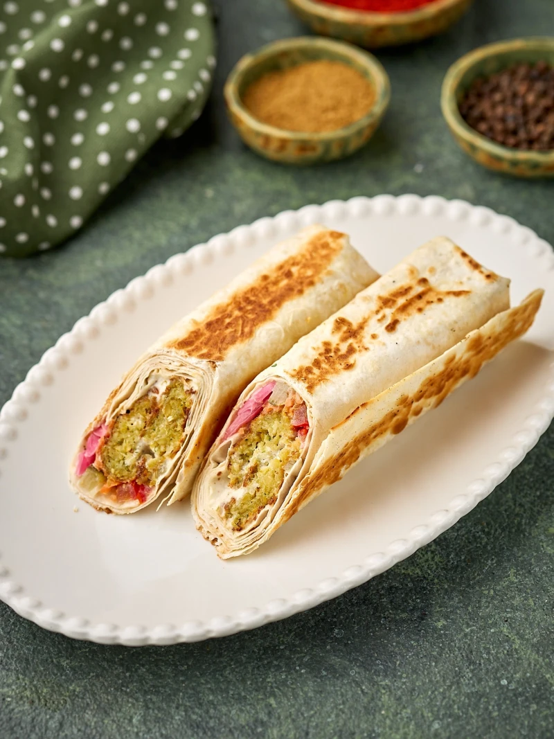 Шавурма с фалафелем