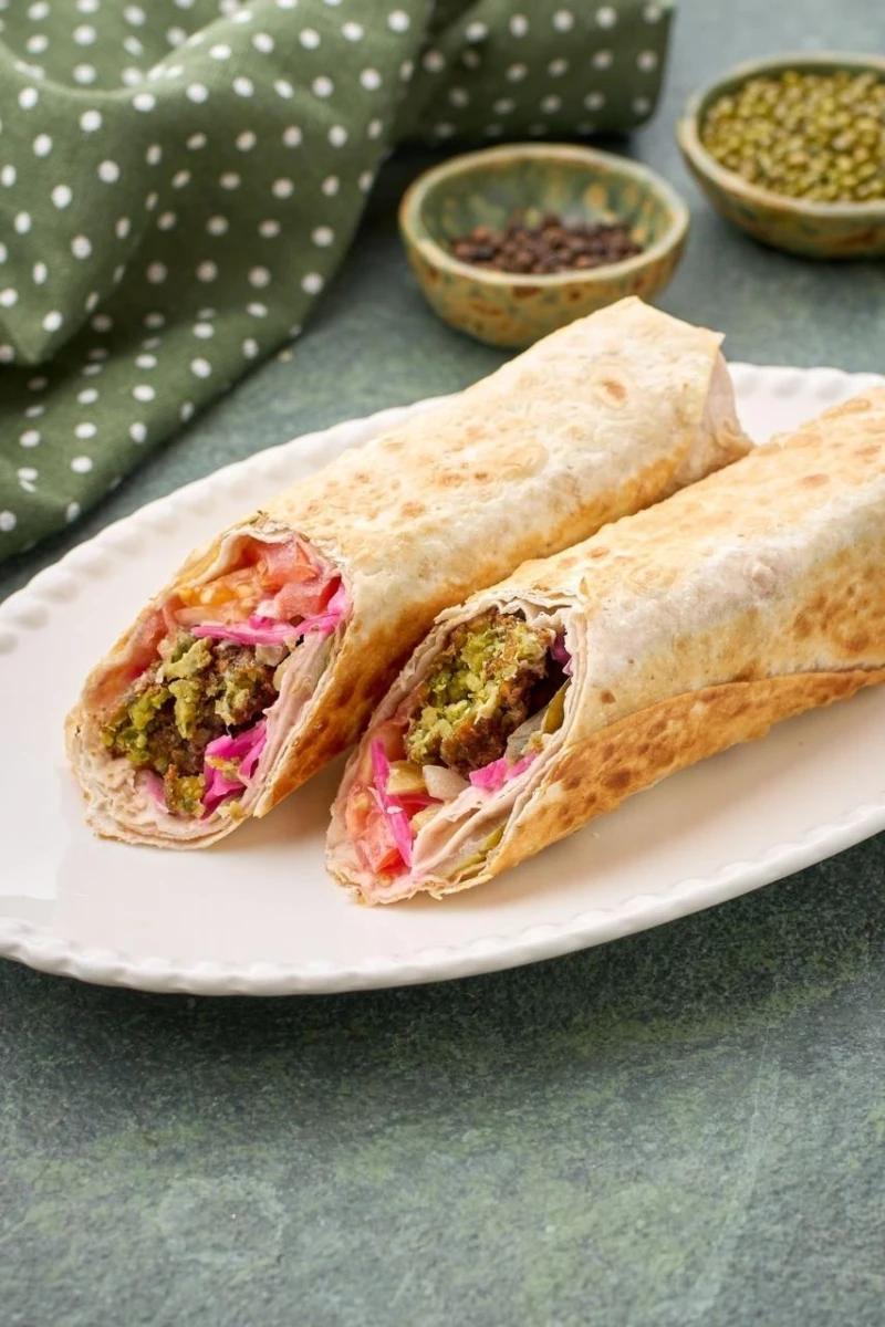 Шавурма с фалафелем