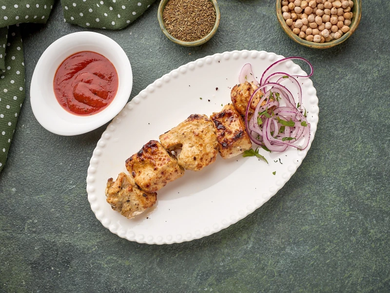 Шашлык из куриного филе
