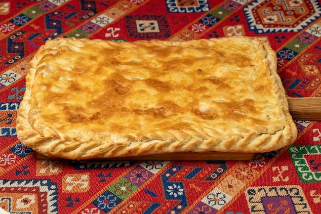 Пирог сырный с зеленью