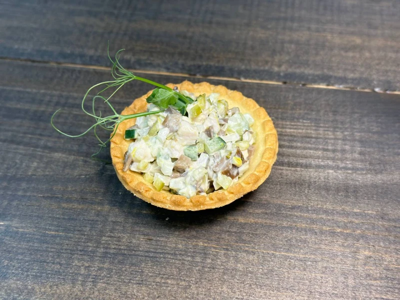 Тарталетка "Пряное филе и грибы" 45 г