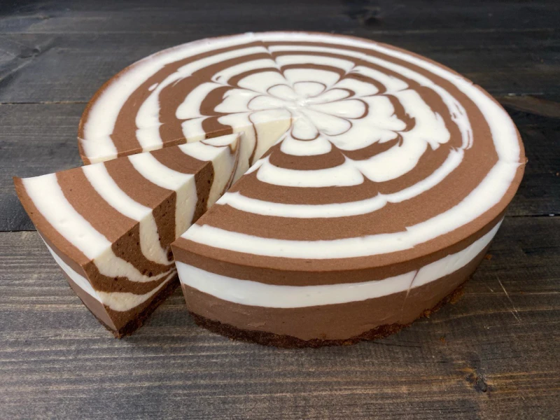 Торт_Заказ "Сливочный с какао" 1,67 кг