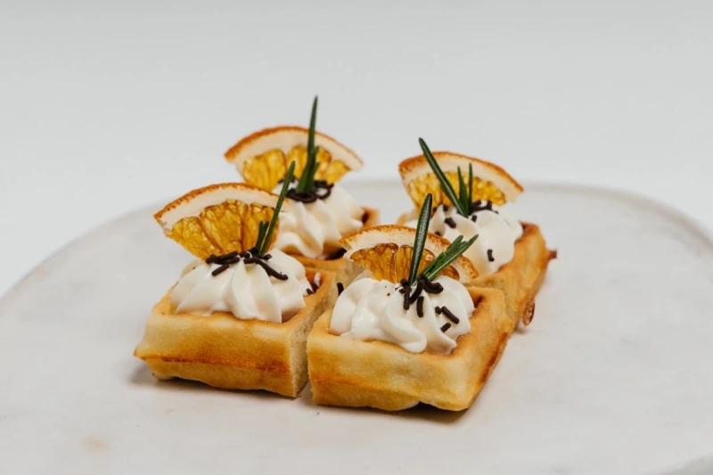 Фуршетная бельгийская вафля с шоколадом 40 г*4