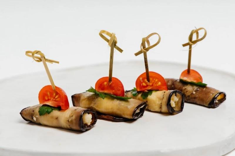 Мини рулетики из баклажанов 20 г*4