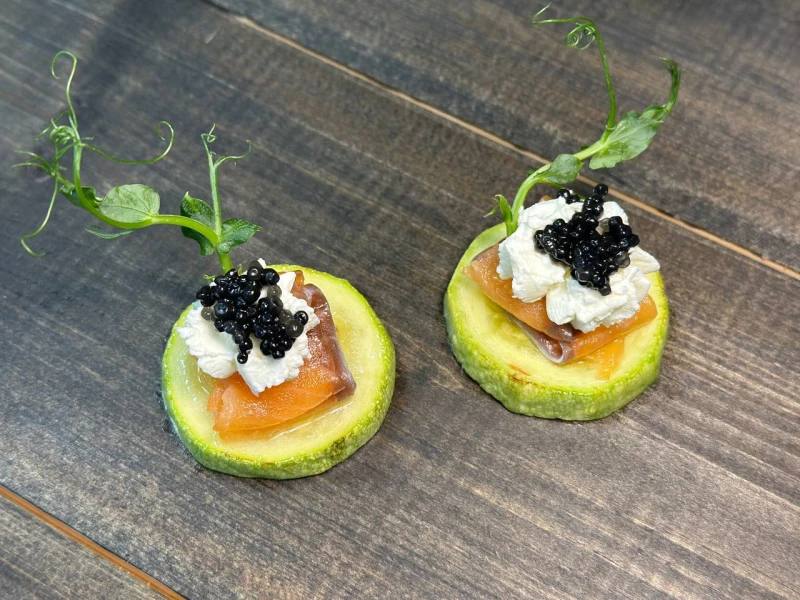 .Семга с креметтой и цукини 85 г