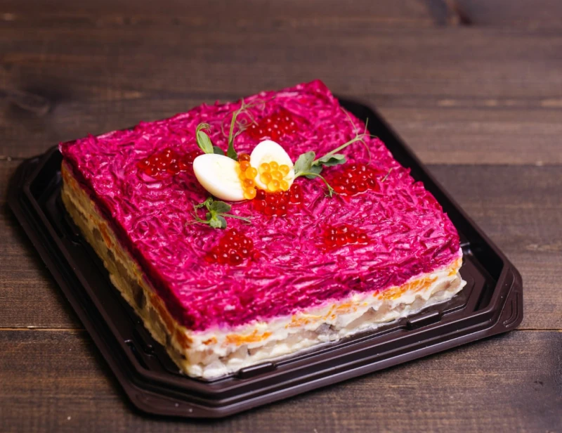 Салат праздничный "Сельдь под шубой" 1,1 кг