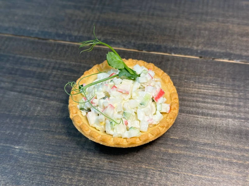 Тарталетка с крабовыми палочками 50 г