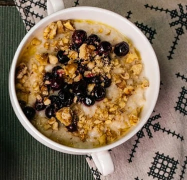 З_ Каша овсяная с черникой и орехами 315 г