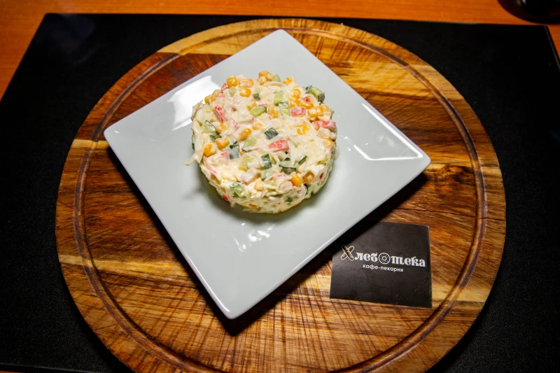 Салат Крабовый с капустой