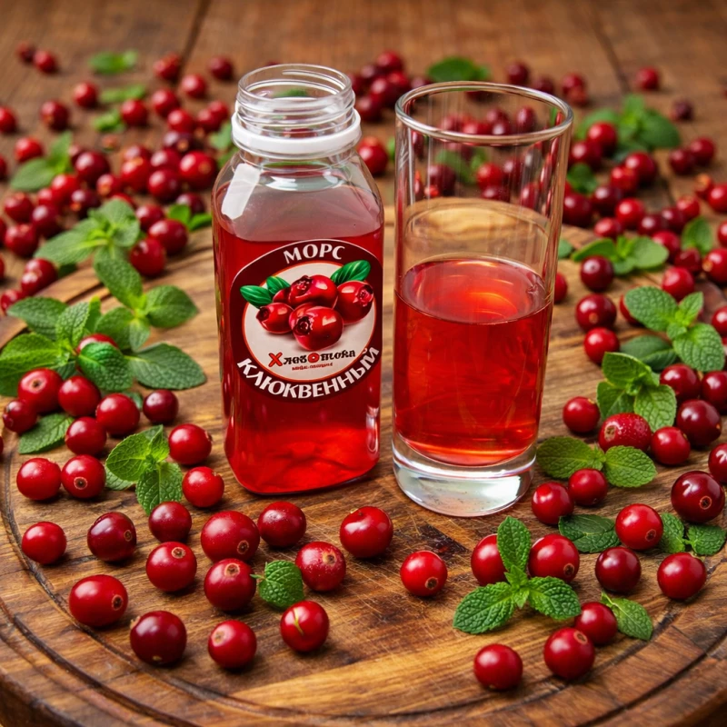Морс ягодный Клюква