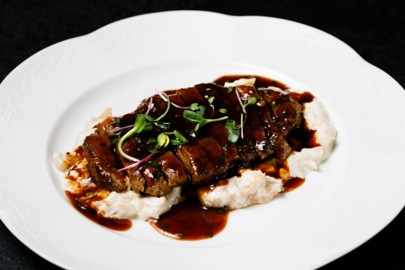 Стейк из печени 