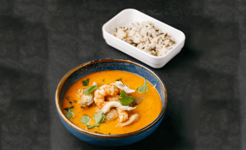 Том Ям c креветкой