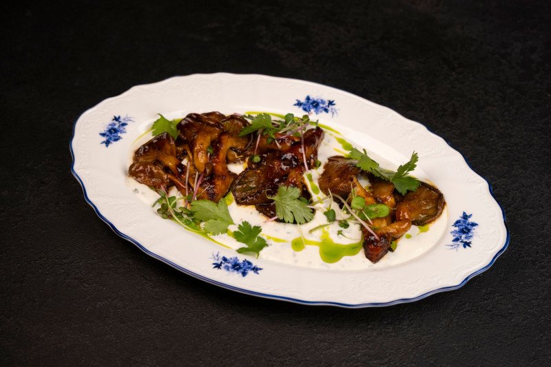 Вешенки на гриле 