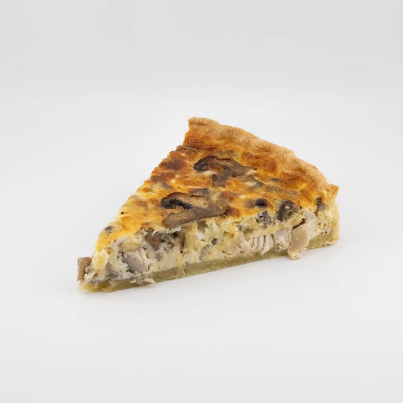 Киш с курицей и грибами