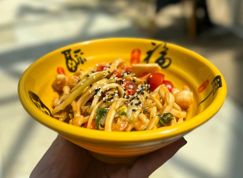 Тай удон с морепродуктами 