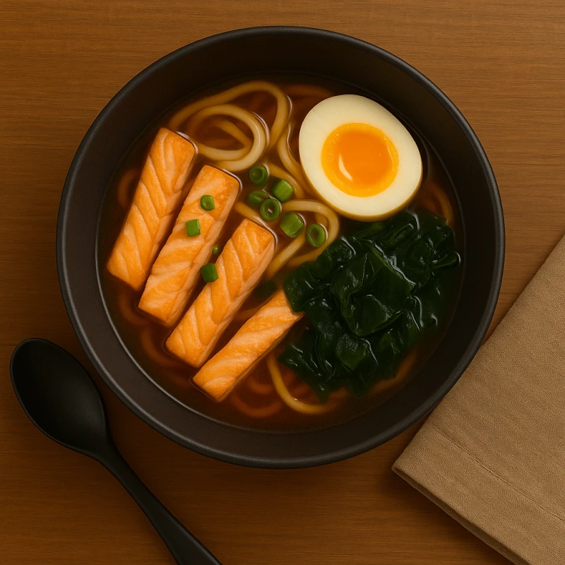 Удон с рыбой 