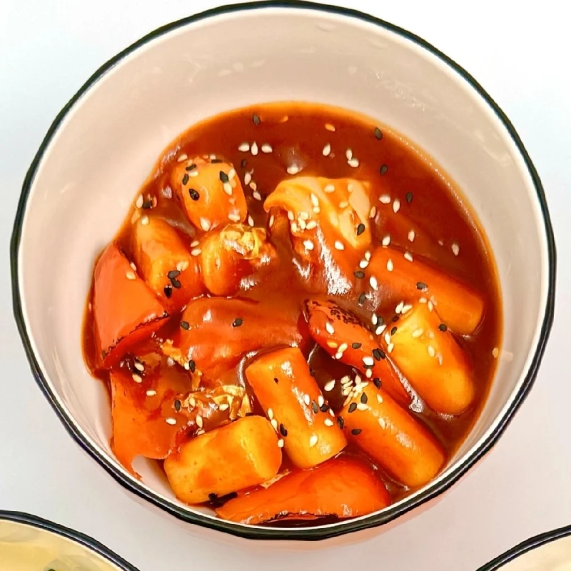 Токкпокки острые с овощами