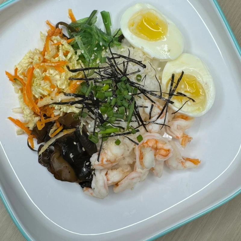 Пибимпаб с креветками