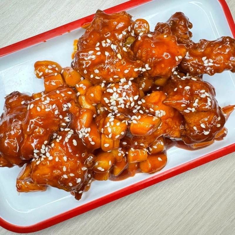 Чикен-тток в остром соусе кочудян