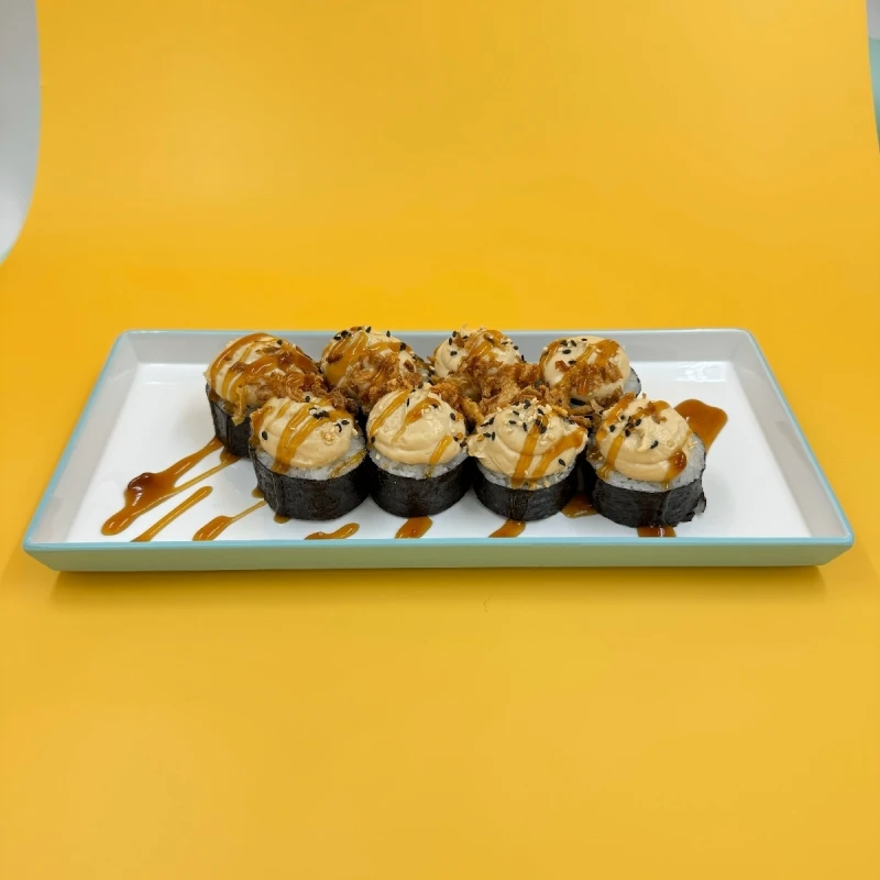 Кимпаб с лососем-терияки