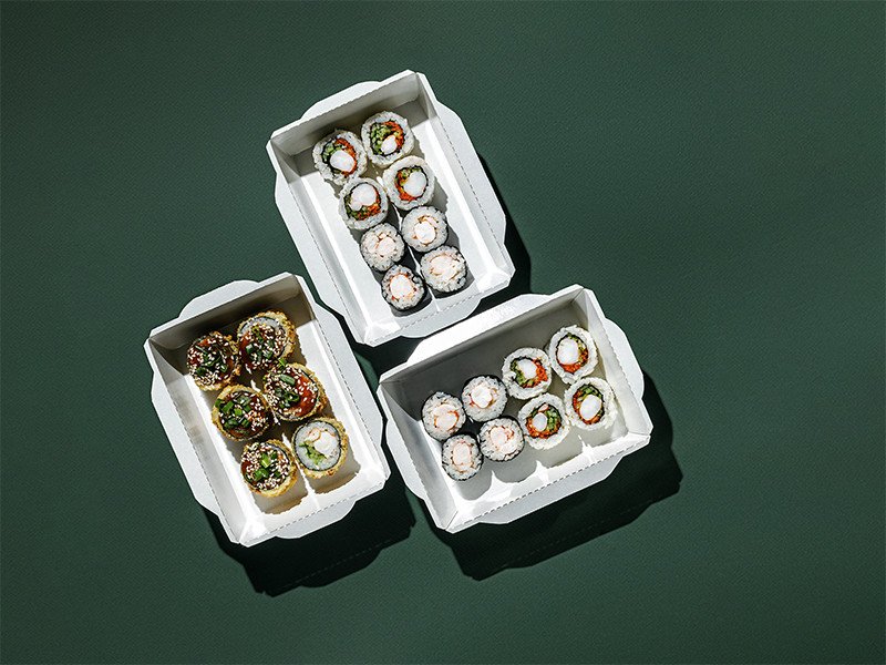 Сет с креветками