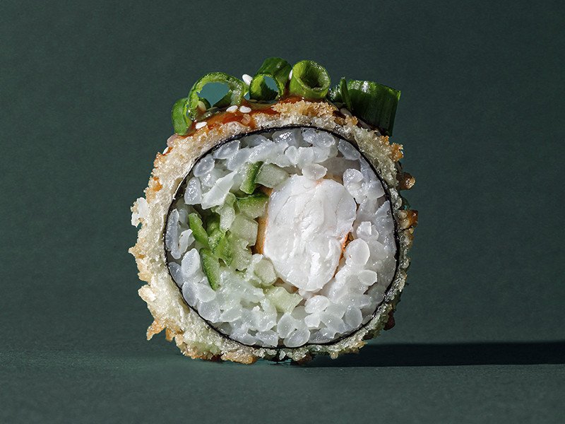 Кацу ролл с креветкой и соусом Лемонграсс