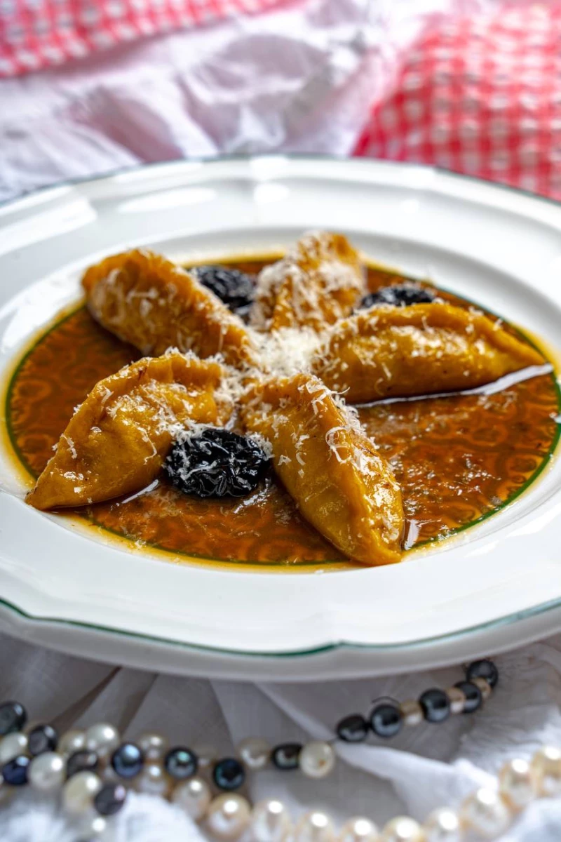 Равиоли с уткой 