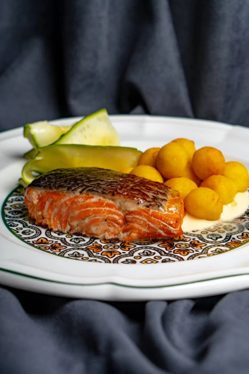 Форель с ньокки 