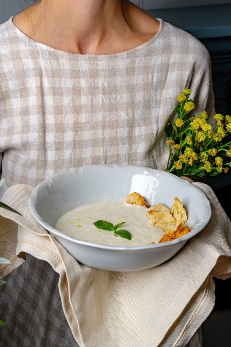 Крем-суп грибной капучино