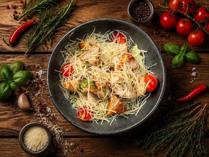Цезарь с курицей