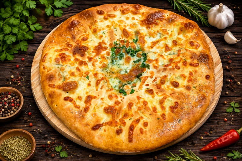 Хачапури с зеленью