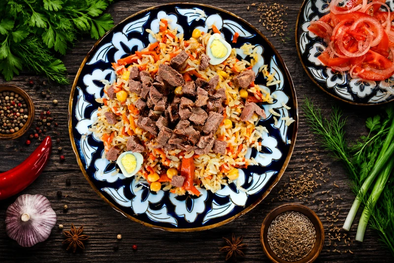 Плов Ташкенский с бараниной