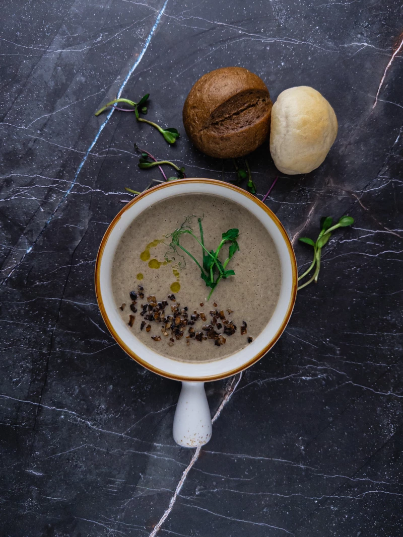 Грибной крем-суп с трюфелем