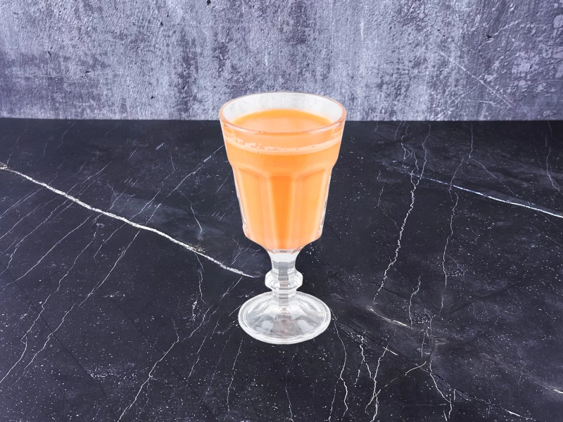 Морковный фреш со сливками 0,2