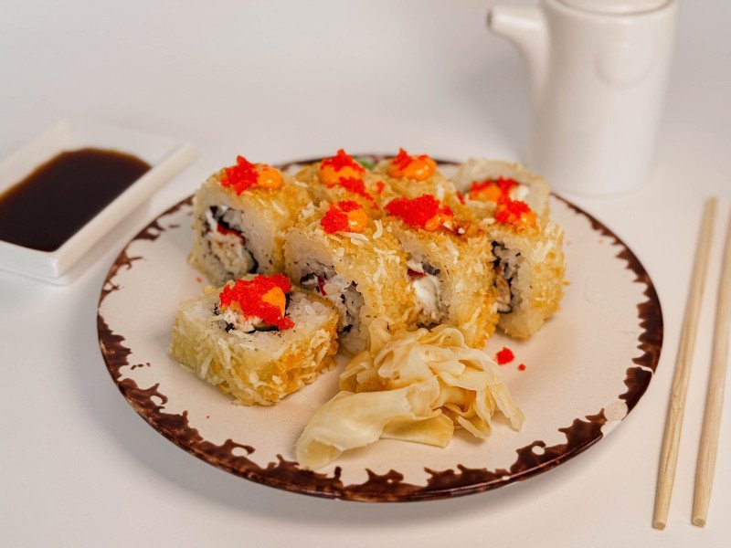 Ролл Жареный с Курицей 8шт