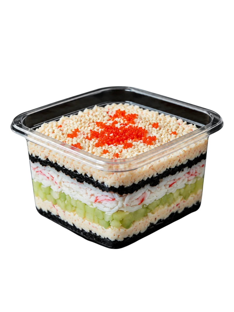 Трайфл с крабом