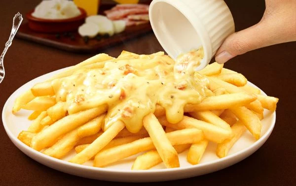 Картофель фри с сыром Чеддер