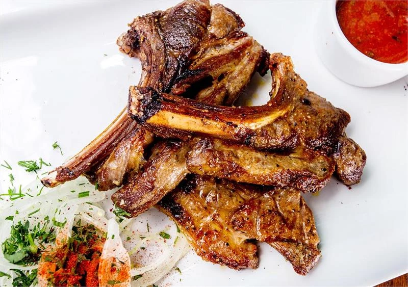 Шашлык из баранины корейка