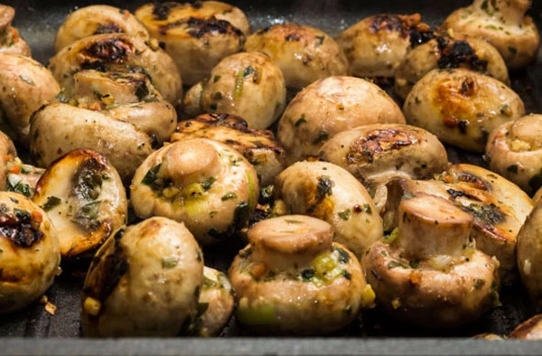 Шампиньоны на углях