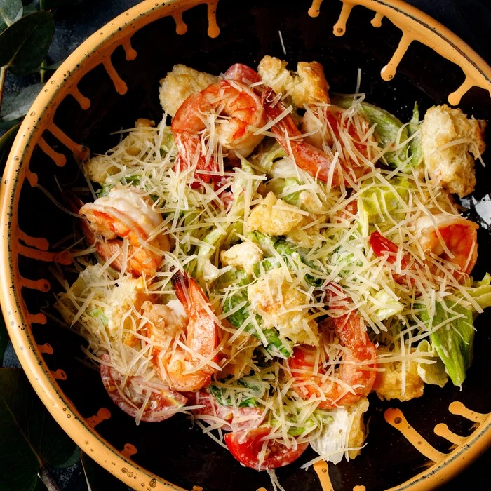 Цезарь с креветками