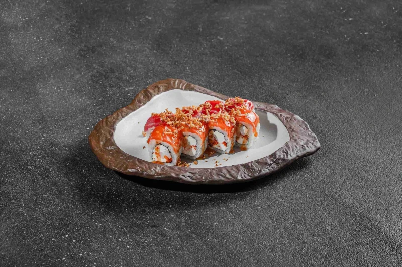 Ролл Ямомото с лососем и тунцом