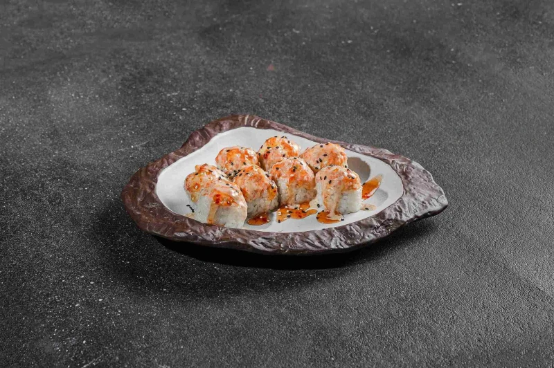 Ролл Запечённый с лососем