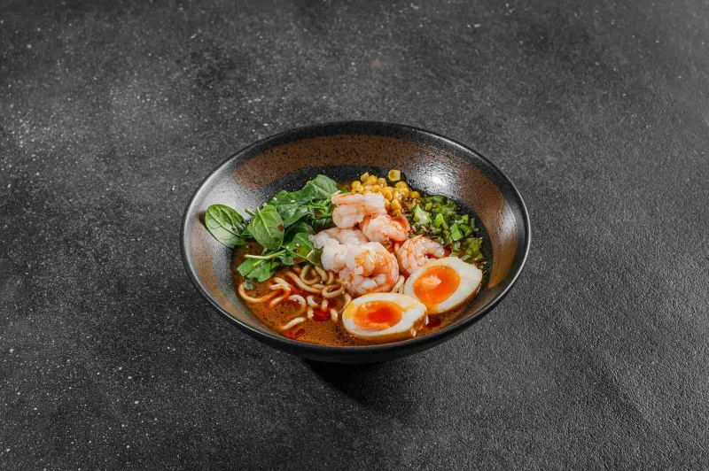 Рамен с креветкой