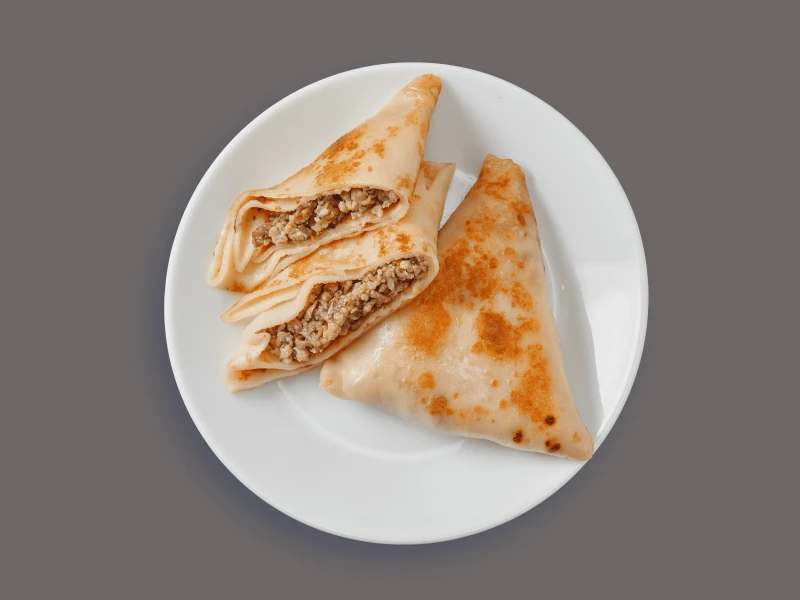 Блинчик с курицей и грибами (90 гр)