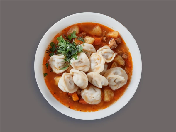 Чучвара на мясном бульоне (300 гр)