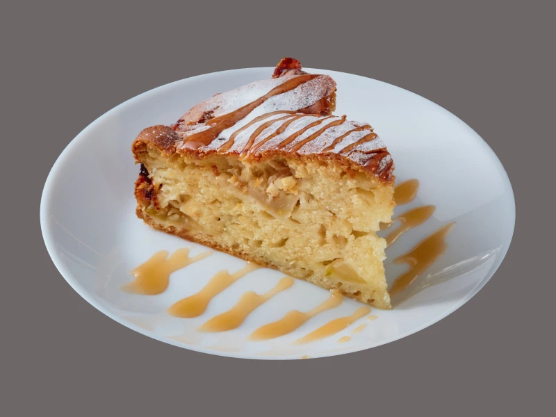 Шарлотка с карамельным сиропом (140 гр)