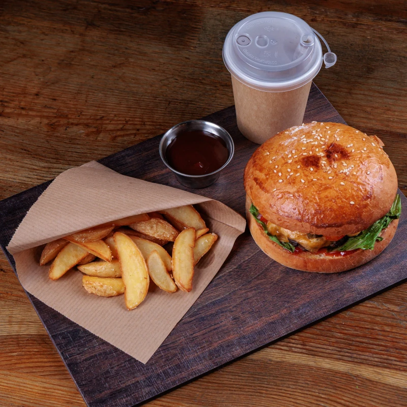 Обед "Чизбургер 3000"